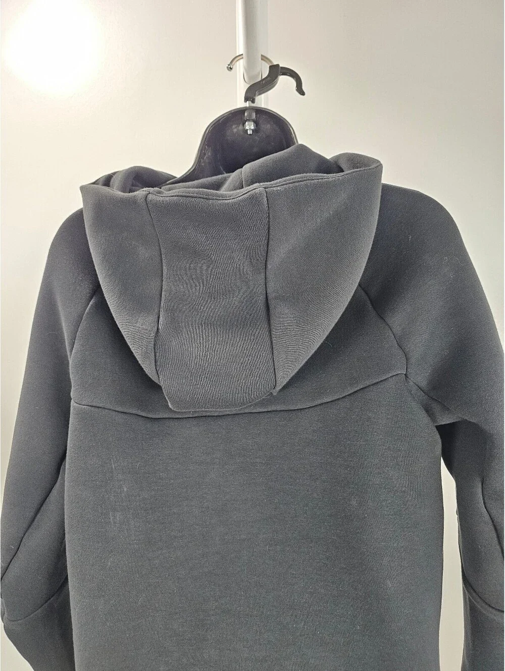 Nike Black Full-Zip Hoodie with Reflective Details and Zippered Arm Pocket